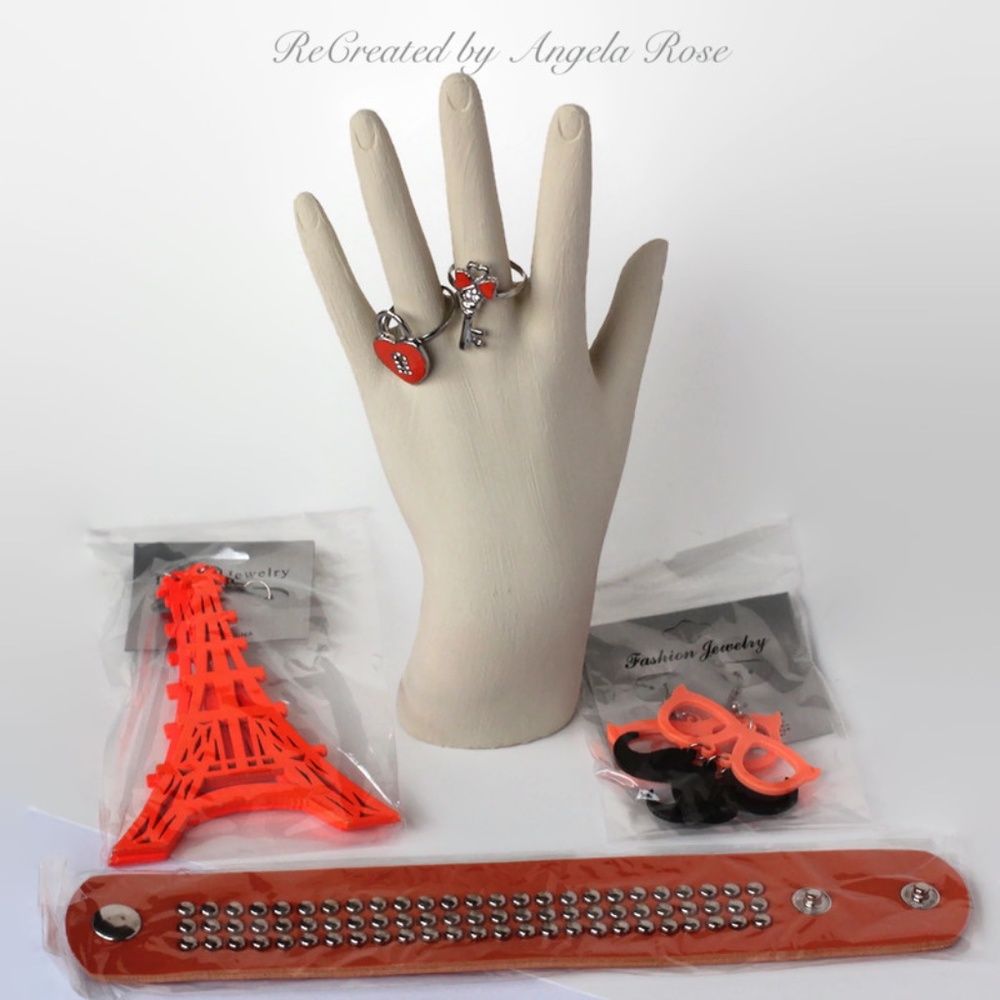 Funky Neon Jewelry Lot 8